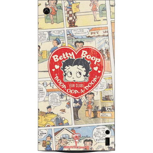 Betty Boop Comic Strip XBox Series X Digital Edition Console Skin